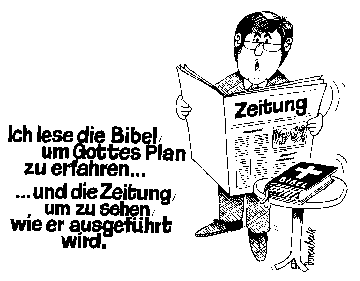 Ich lese die Bibel um